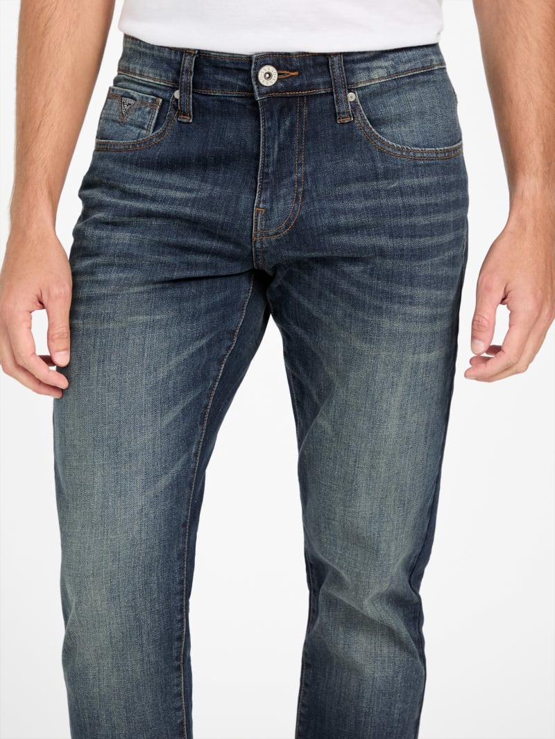 パンツ LEODOTS MANISH PT Halsted Tapered Slim Jeans | GUESS Factory