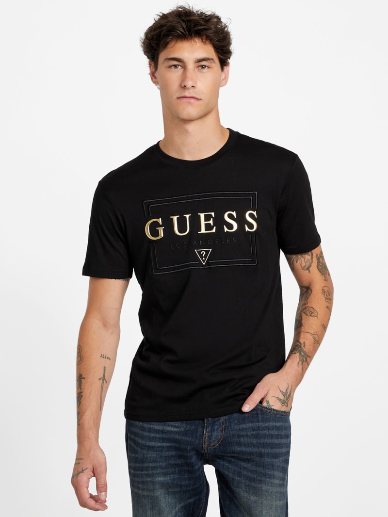 Koltz Logo Crewneck Tee | GUESS Factory