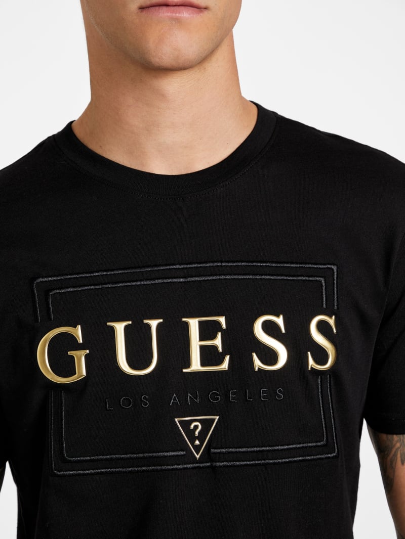 Koltz Logo Crewneck Tee | GUESS Factory