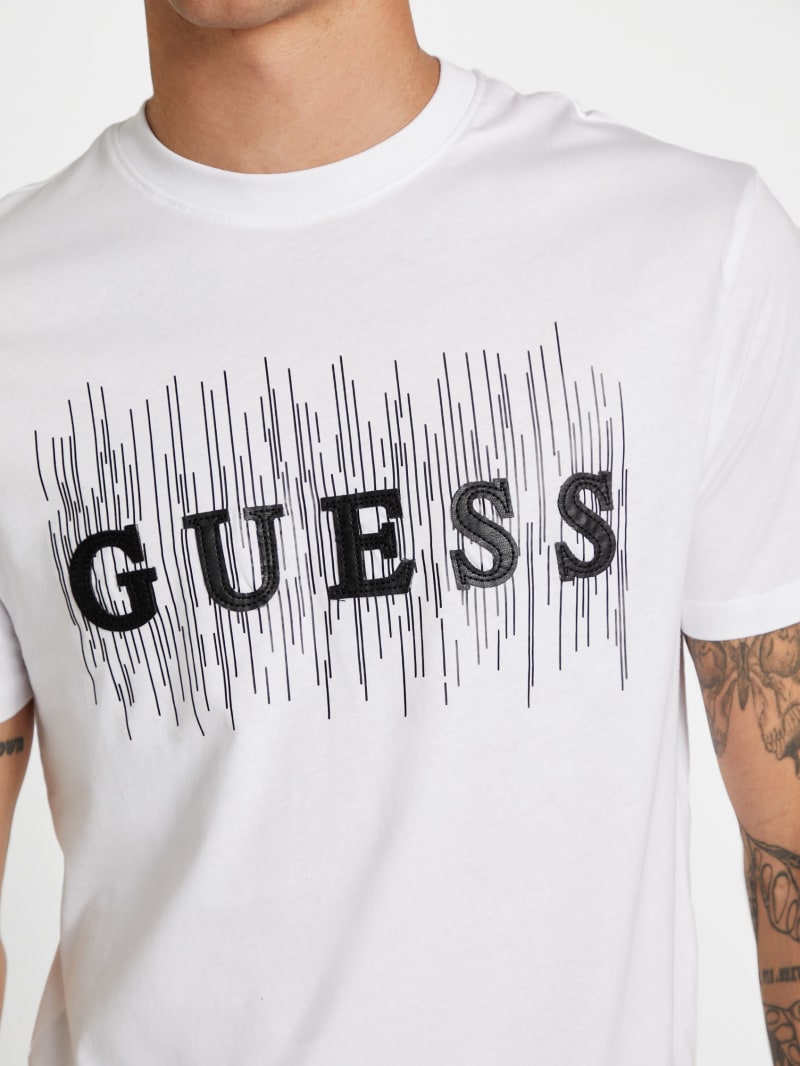 Toby Rhinestone Logo Crewneck Tee