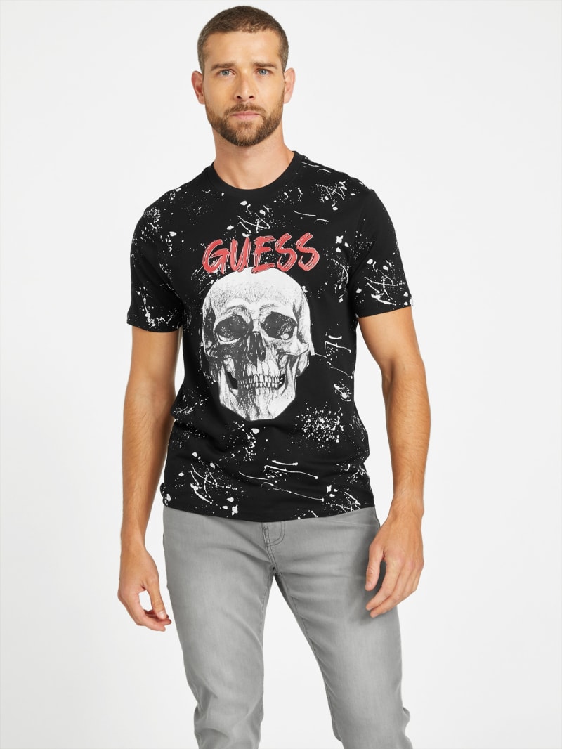 Guess skull shirt sales