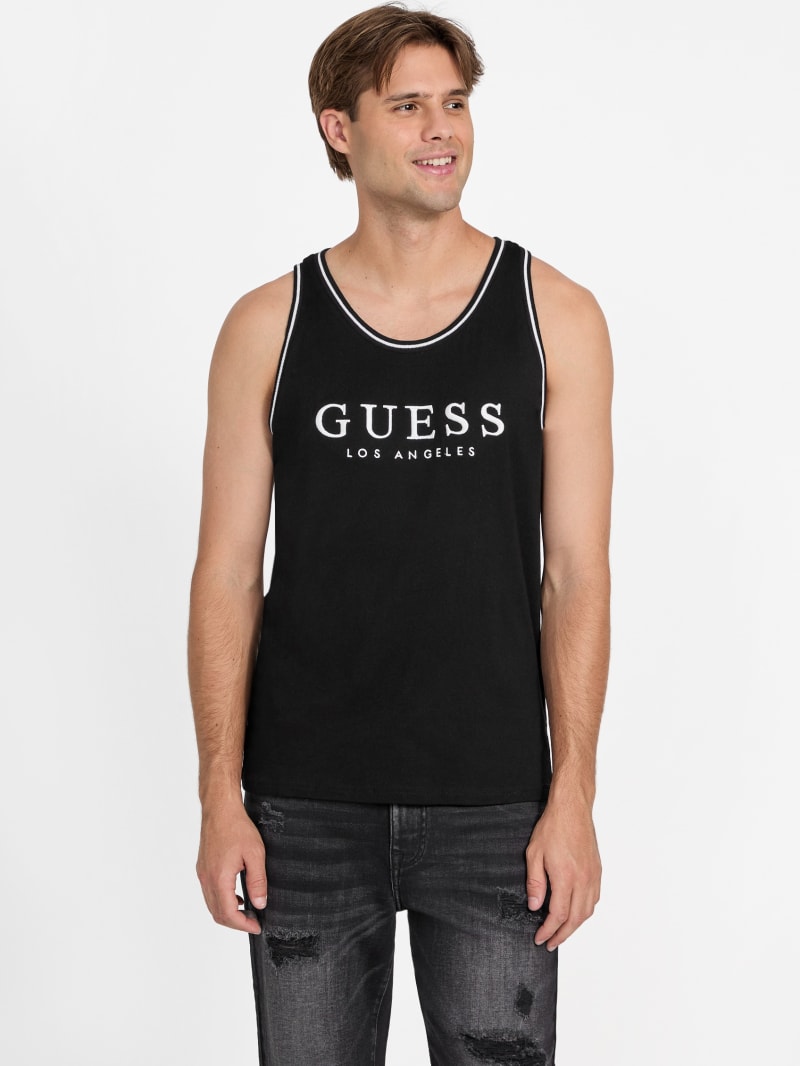 Nichols Embroidered Logo Tank | GUESS Factory