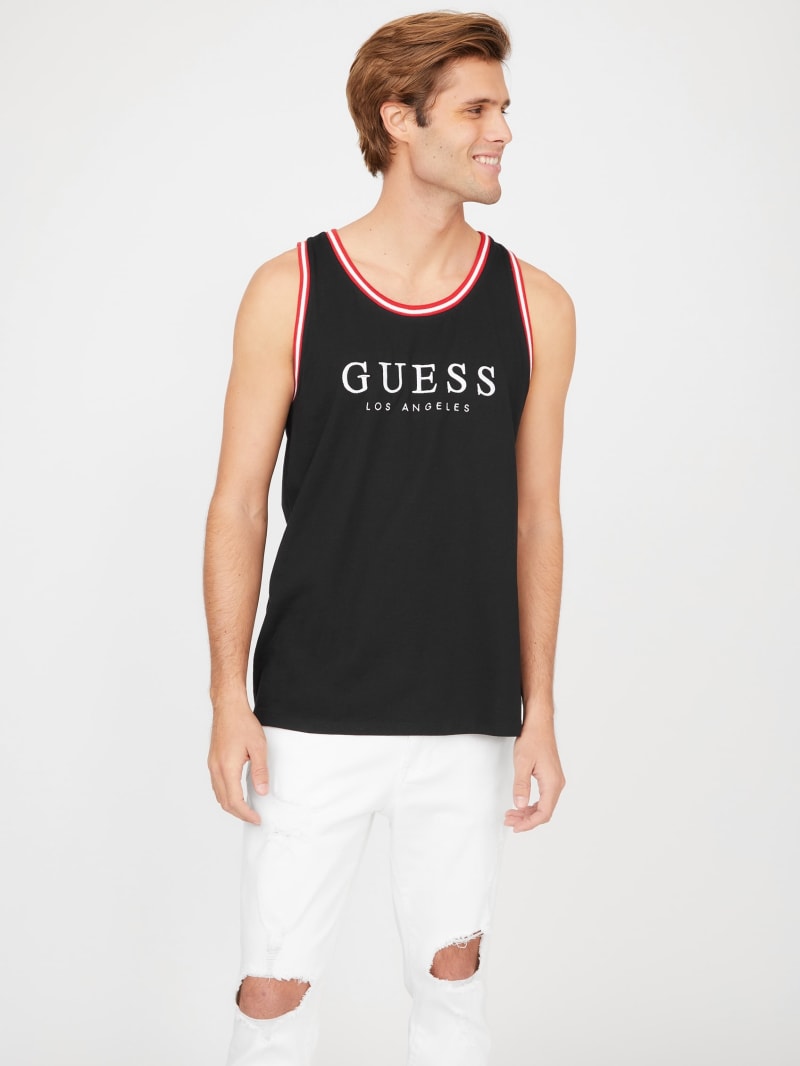 Guess logo tank hotsell