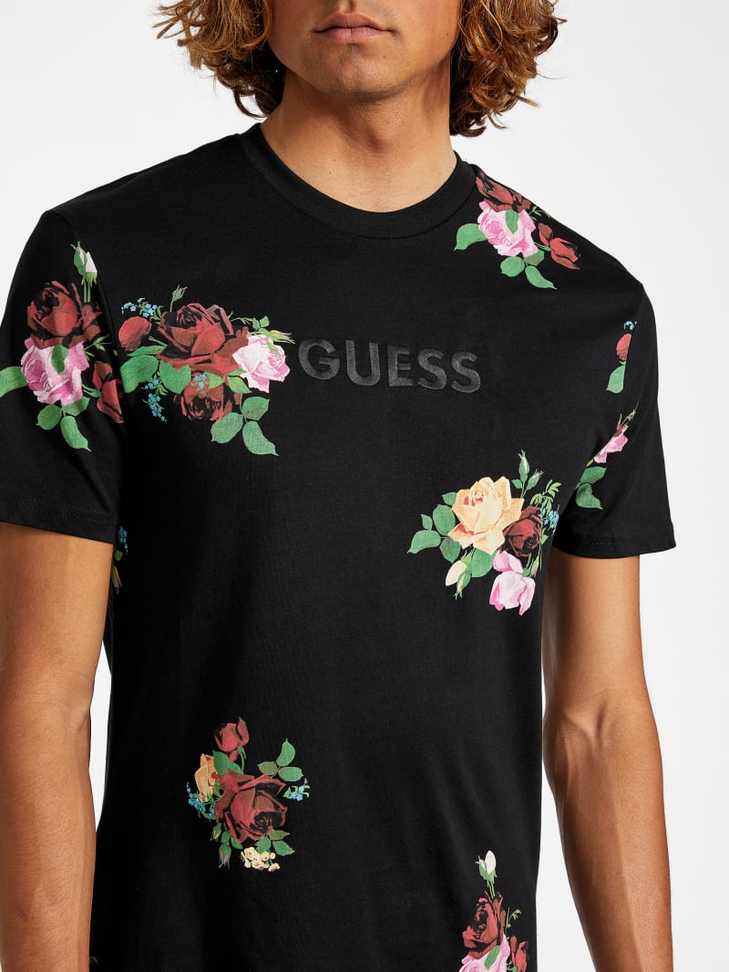 Guess floral t shirt new arrivals