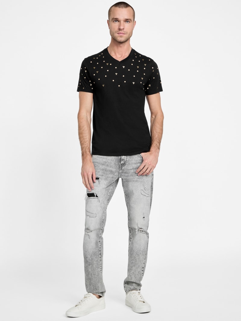 Bailey Dotted Logo Tee | GUESS Factory