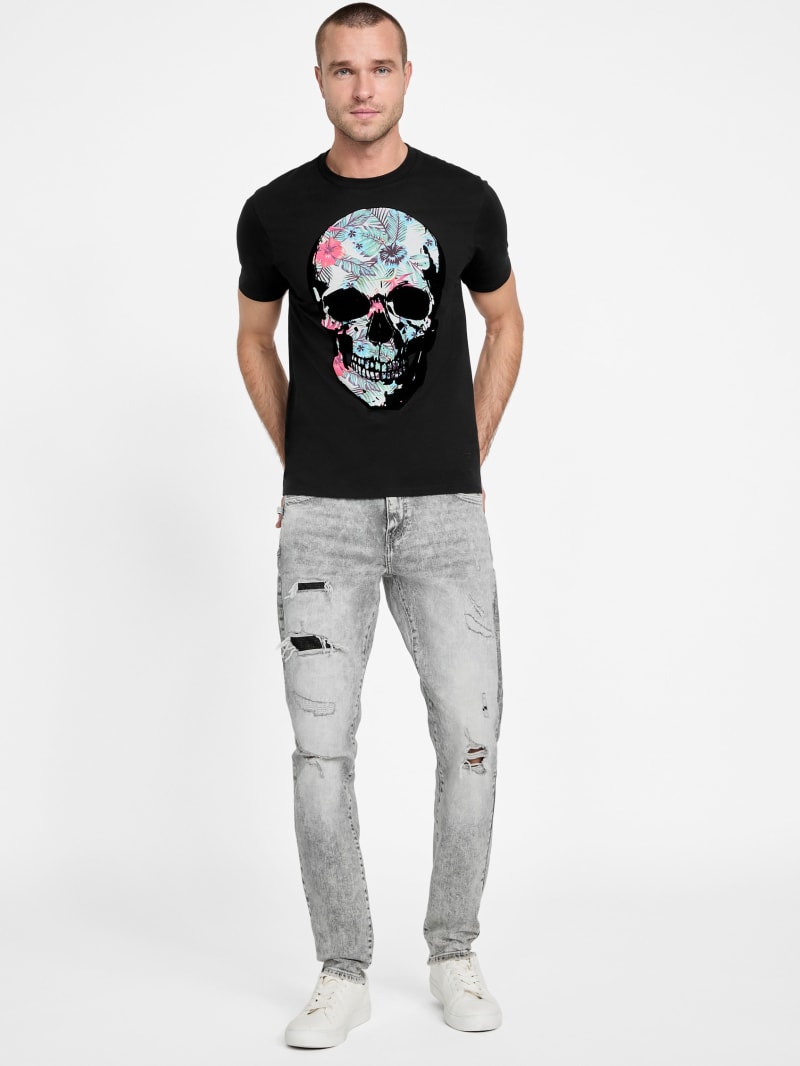 Aster Tropical Skull Tee | GUESS Factory