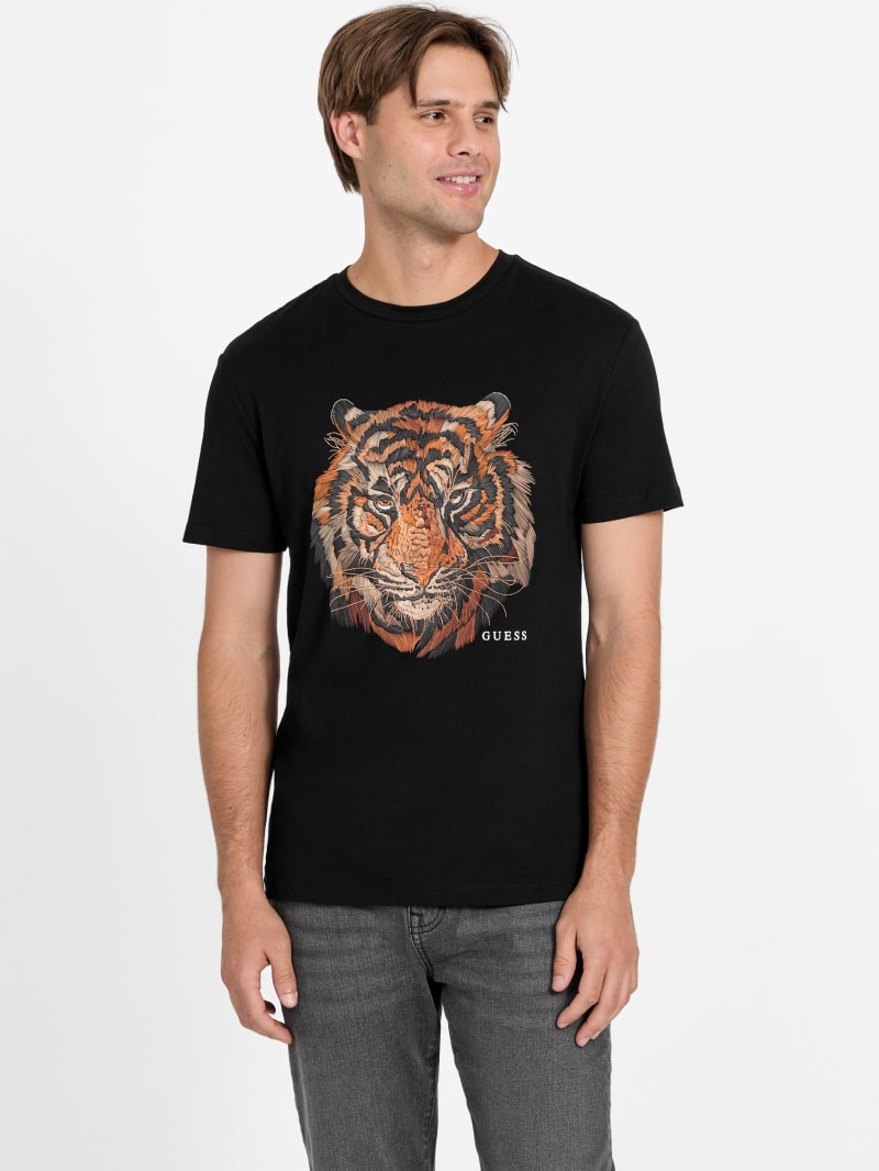 Eco Arlon Tiger Tee | GUESS Factory