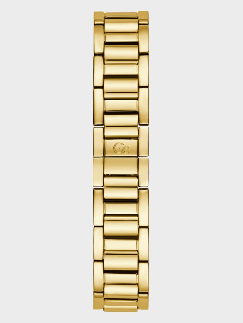 Guess Gc Gold-Tone Cable Twist Analog Watch. 1