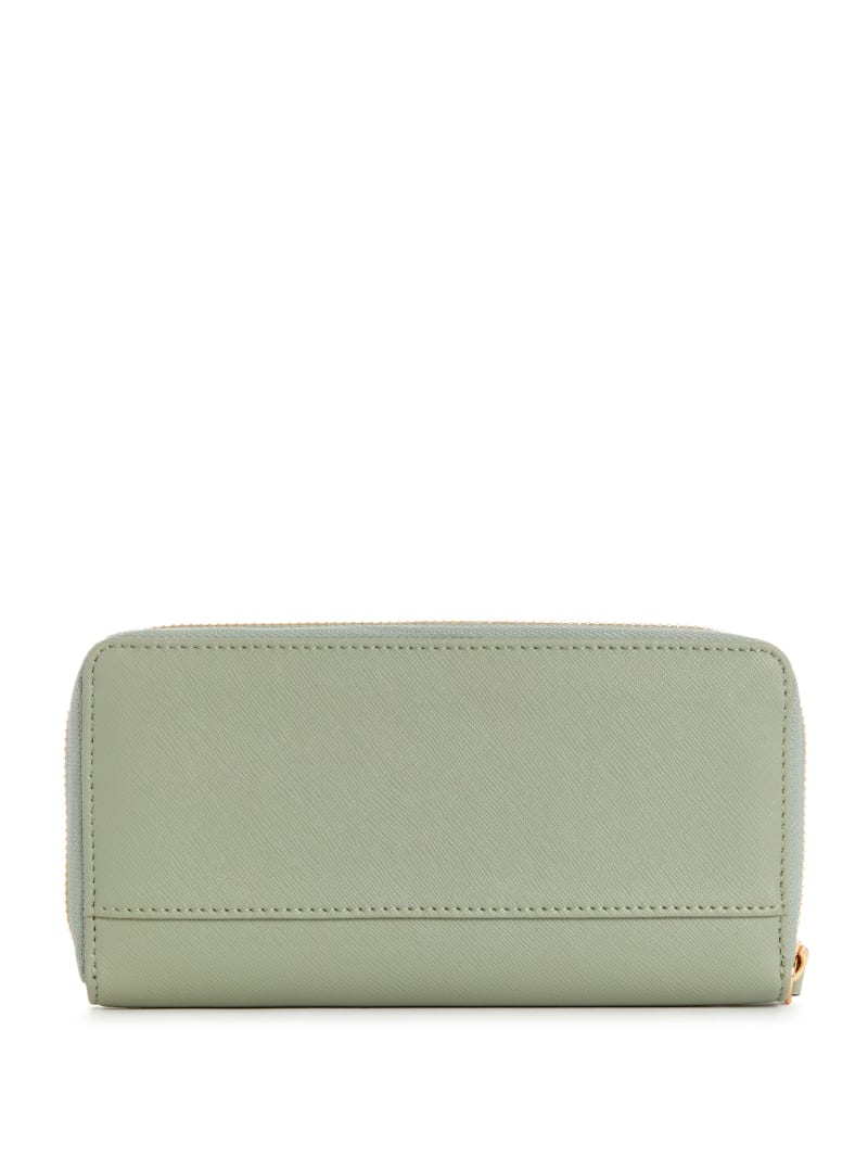 Abree Medium Zip-Around Wallet | GUESS Factory