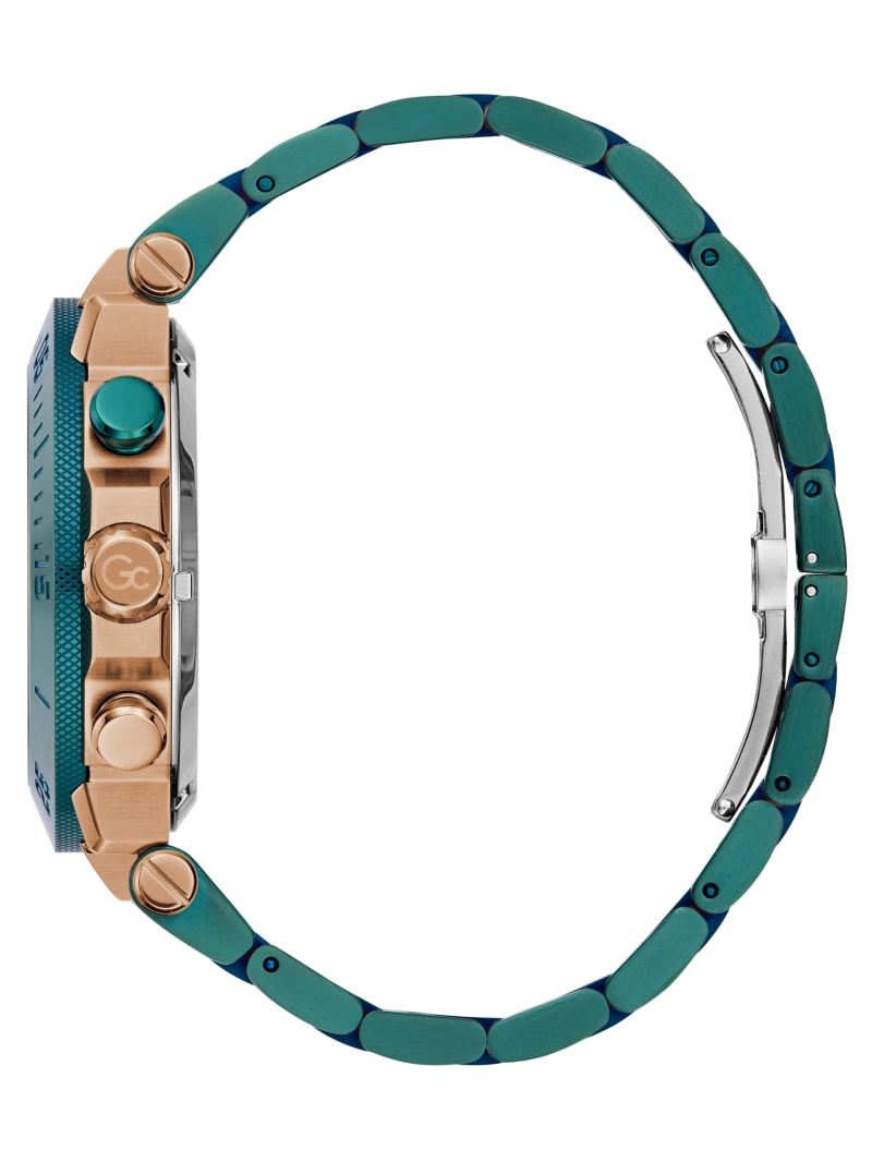 Green Chronograph Watch