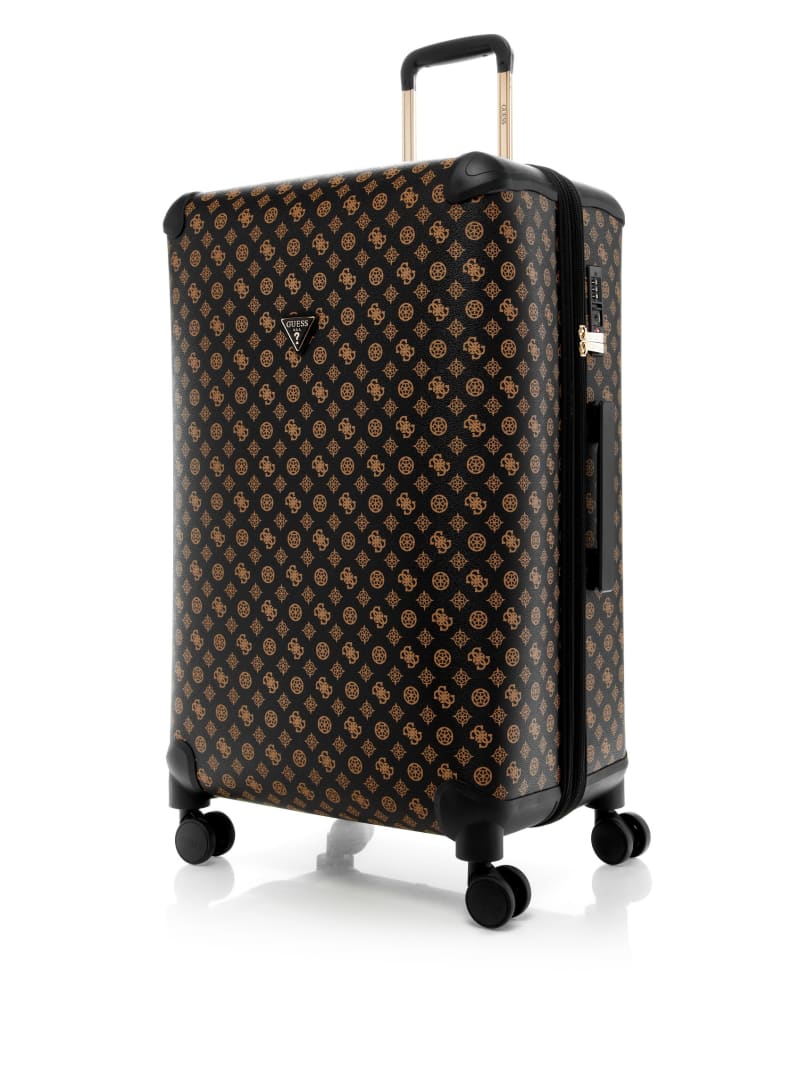 Trolley GUESS Wilder 22 Pollici - 8 Ruote - Espandibile - Marrone/Nero - 56 Litri