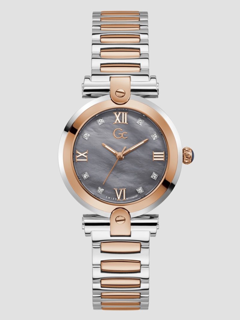 Guess mother of pearl watch sales