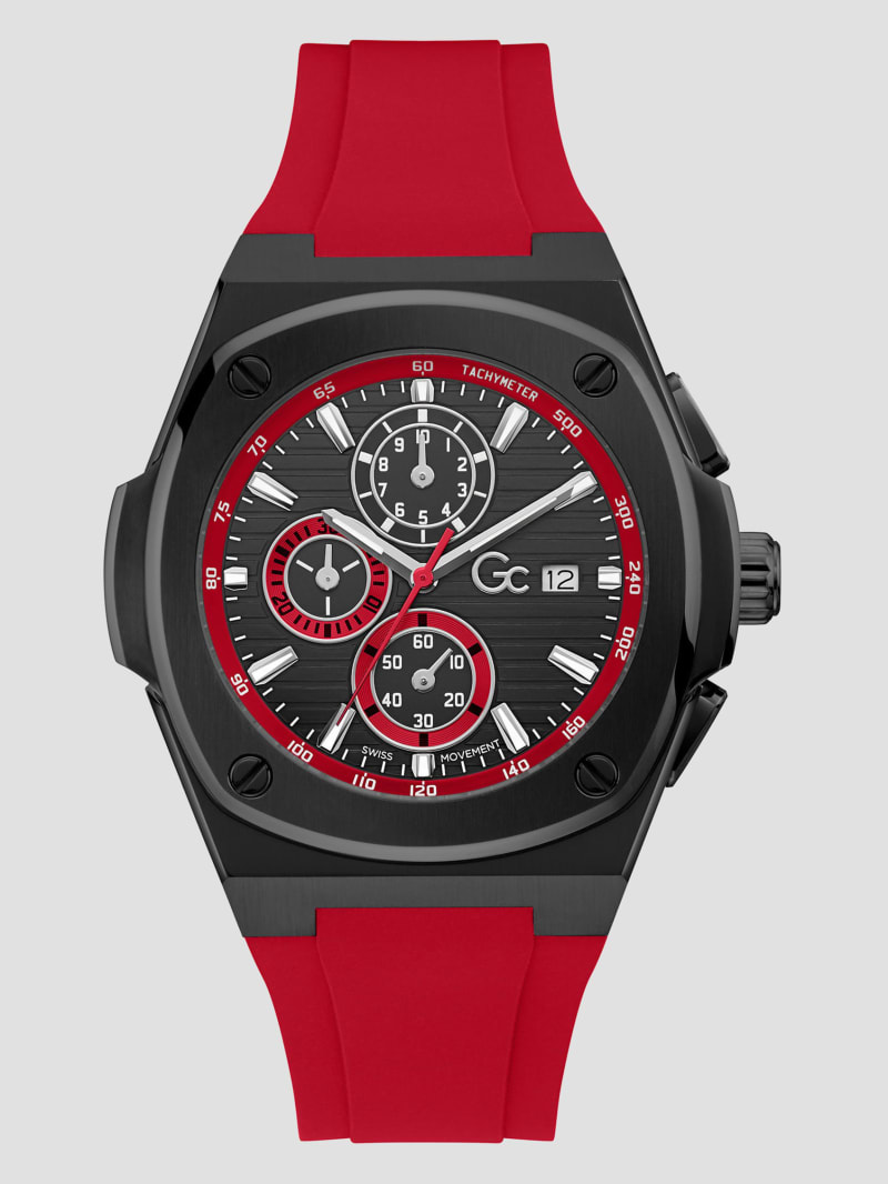 Gc black and gold watch new arrivals