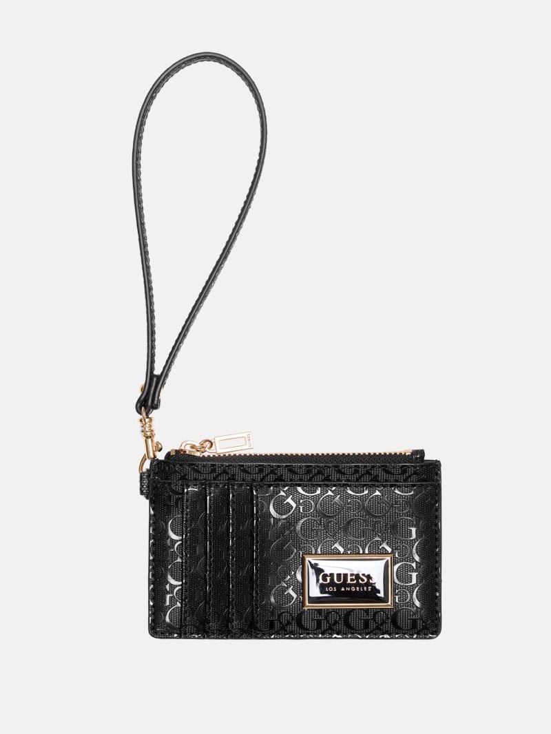 Abree Faux-Leather Card Case Wristlet | GUESS Factory Ca