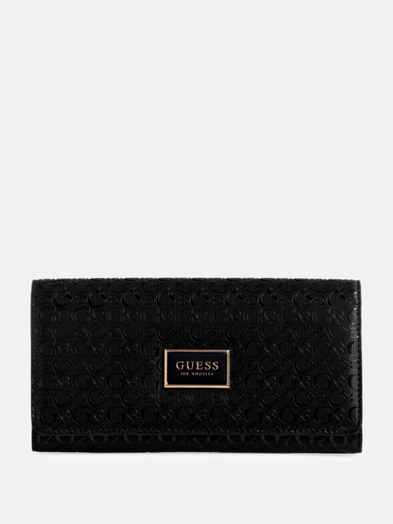 Abree Shiny Logo Multi Organizer | GUESS Factory