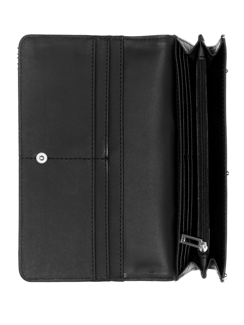 Abree Shiny Logo Multi Organizer | GUESS Factory