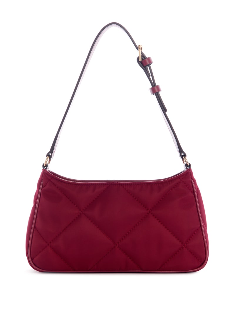 Mini Guess Red Handbag (Nylon - Not Leather)