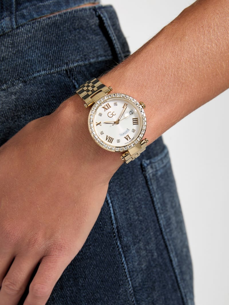 Gc Gold-Tone Analog Watch