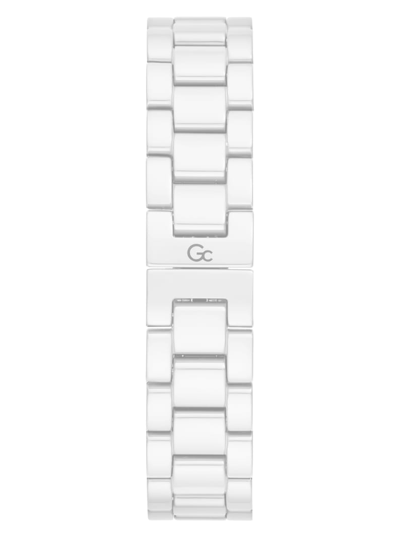 Gc Mother-of-Pearl and Ceramic Analog Watch