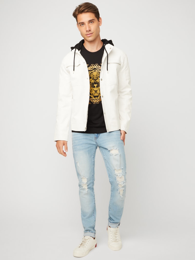 white guess jacket