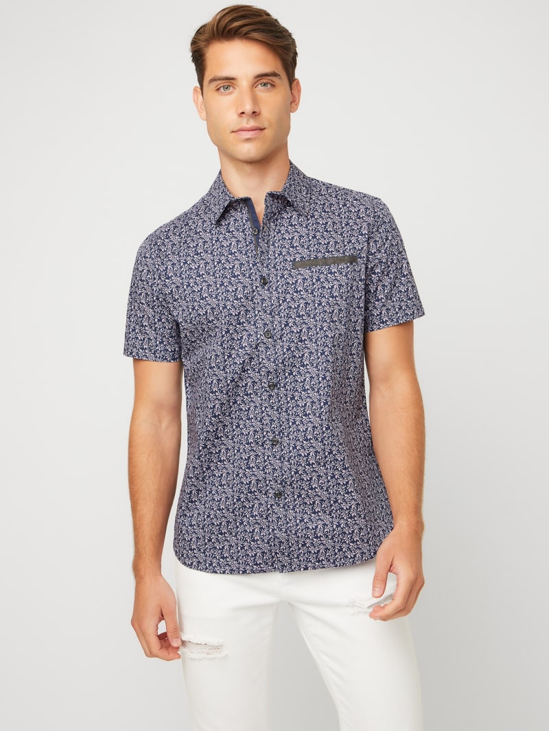 Devon Short-Sleeve Shirt | GUESS Factory