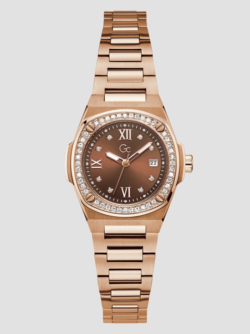 Gc Rose Gold-Tone Analog Watch