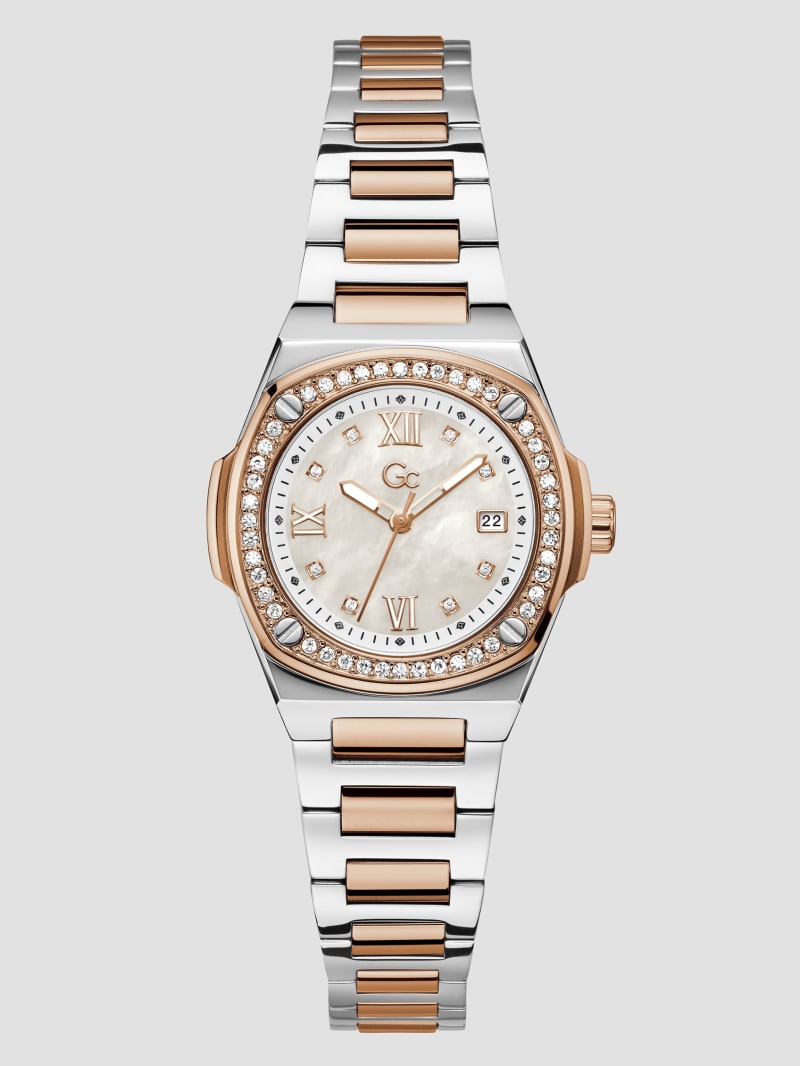 Gc Mini Mother of Pearl Analog Watch GUESS Canada