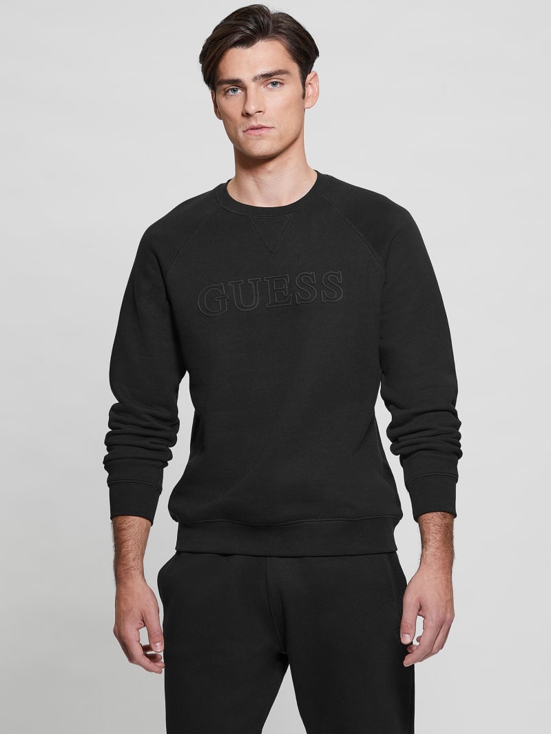 Eco Aldwin Logo Sweatshirt | GUESS Canada