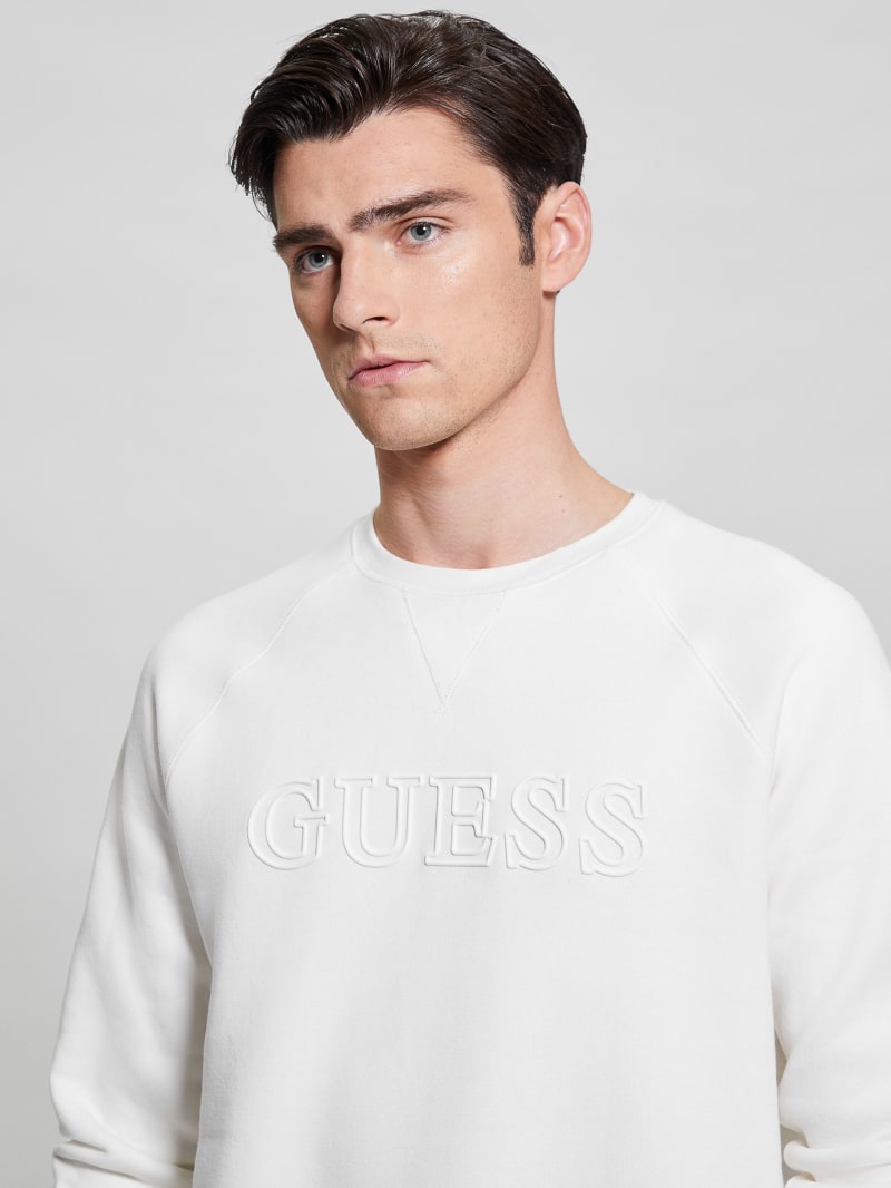 Eco Aldwin Logo Sweatshirt | GUESS Canada