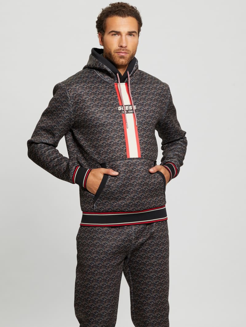 Rolph Signature Cube Hoodie | GUESS