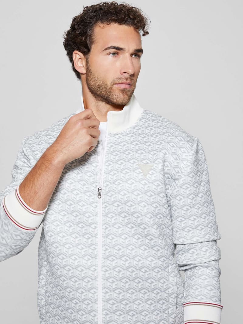 robu35　PX-W3U2 Rene Embossed Hoodie | GUESS Factory Ca