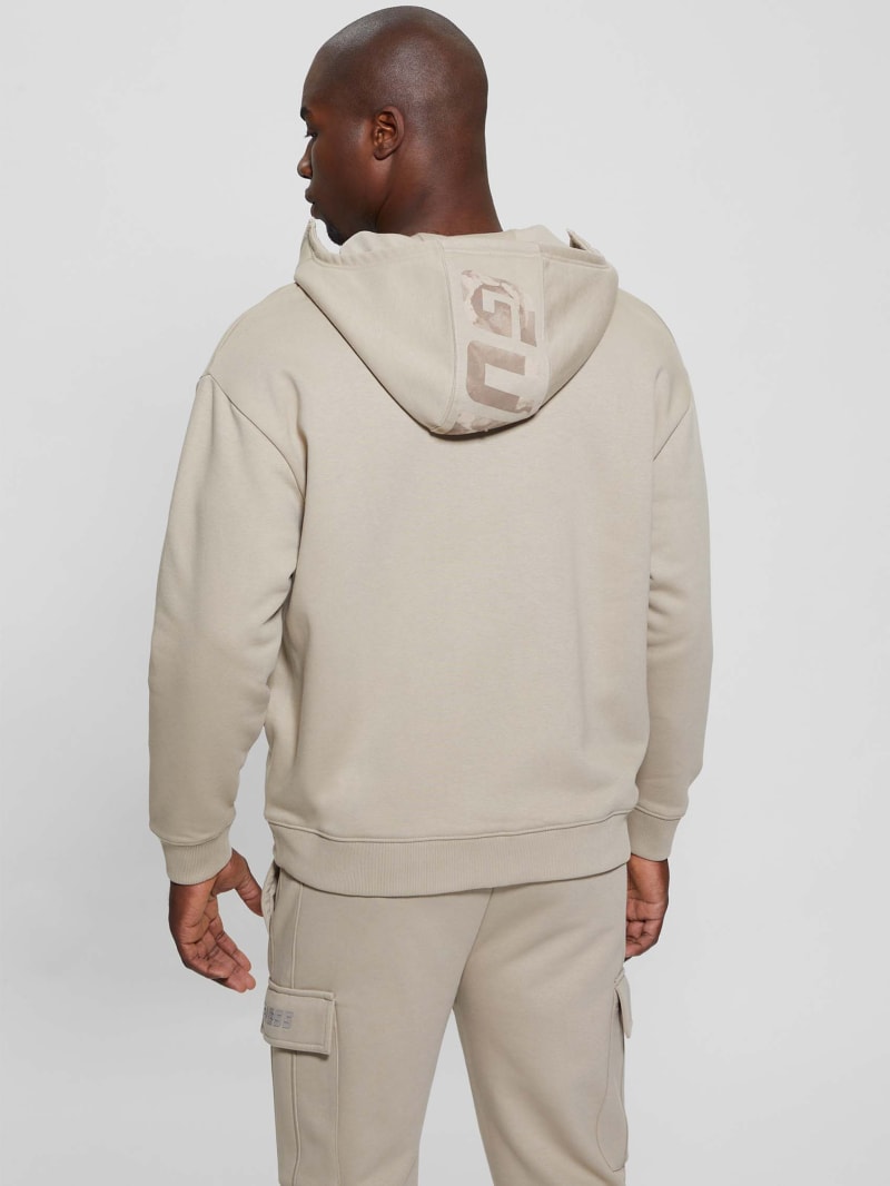 Keid Zip-Up Hoodie Sweatshirt | GUESS