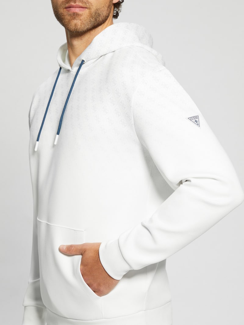 Guess white hoodie deals