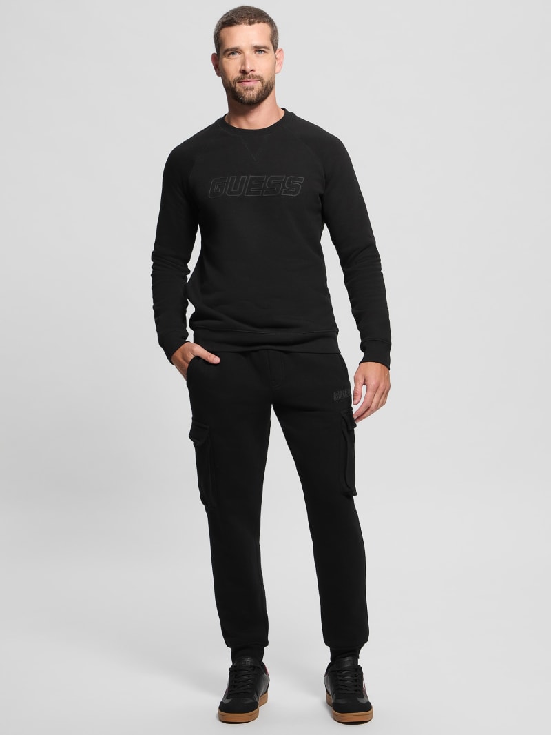 2024-25 秋冬新作  ハイブランドの Aldwin Eco Crewneck GUESS | Sweatshirt バッグ