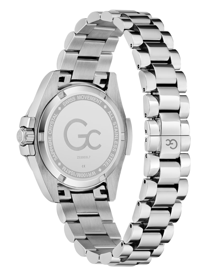 MARCIANO by GUESS® Gc Silver-Tone Analog Watch