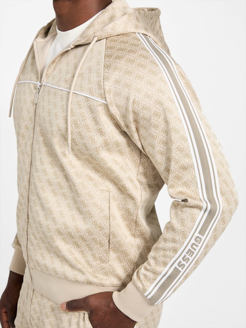 GUESS® Eco Parimo Jacquard Full-Zip Hoodie Men