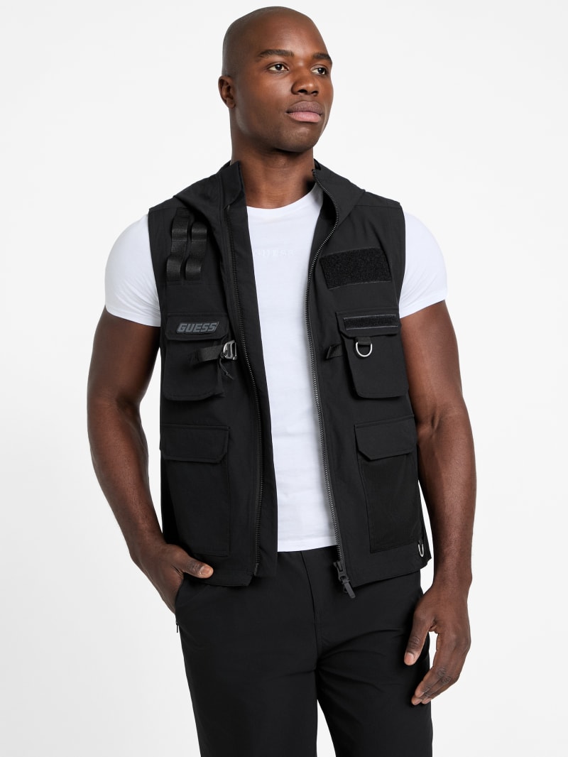 Galium Hooded Vest | GUESS