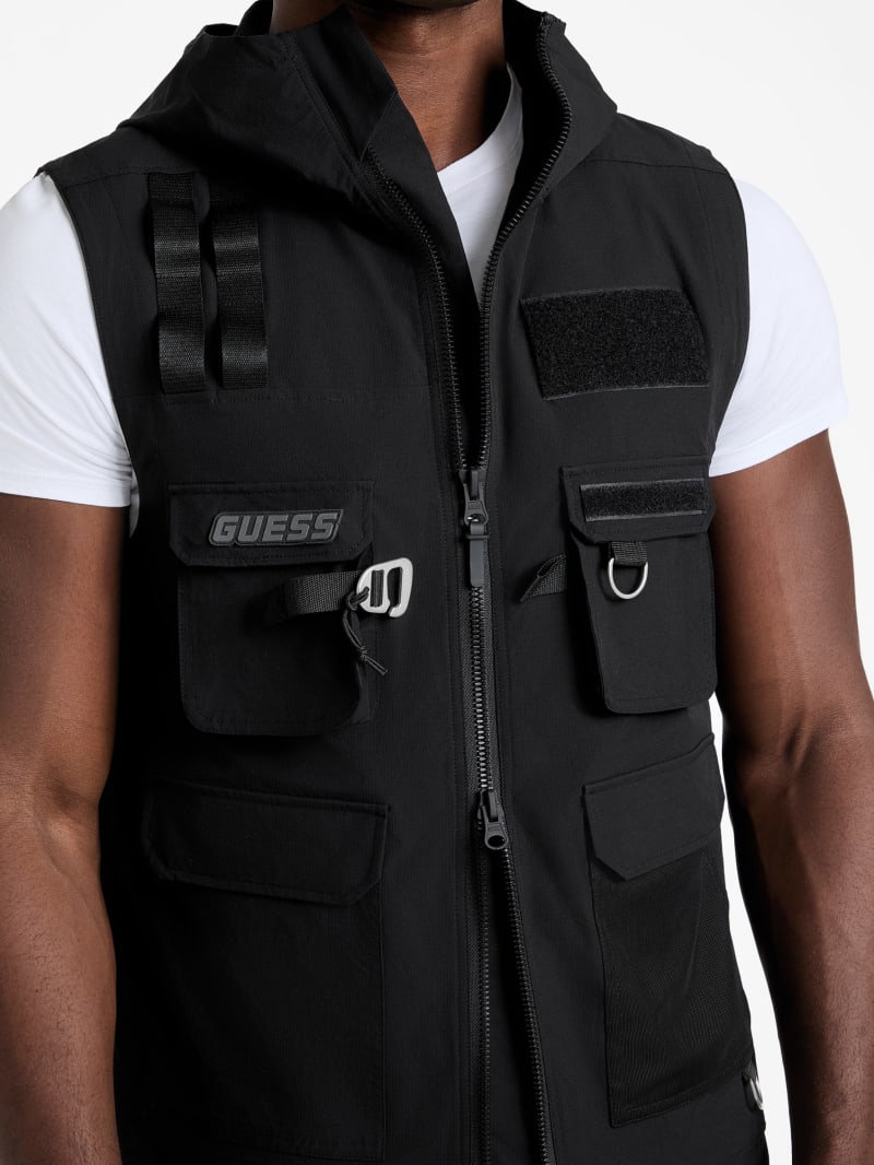 Galium Hooded Vest | GUESS