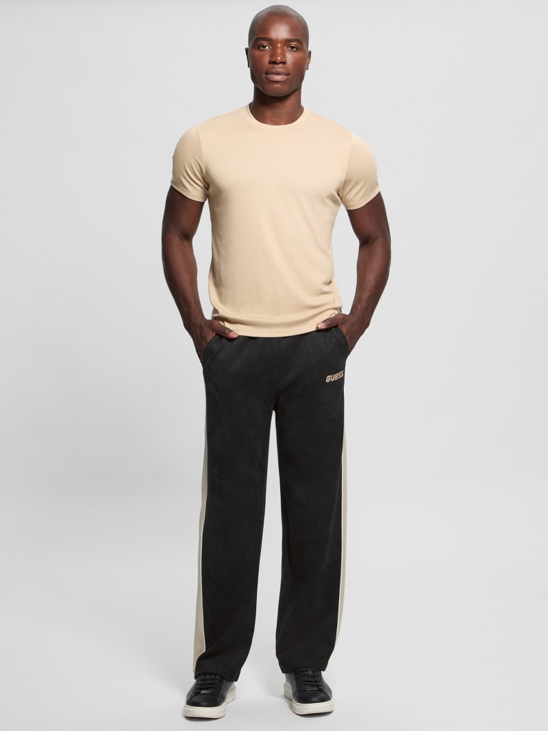 レッグウェア babaco RIBBED PANTS BROWN Phoebe French Cowl Sleeveless Top and Wide Leg Pant Matching