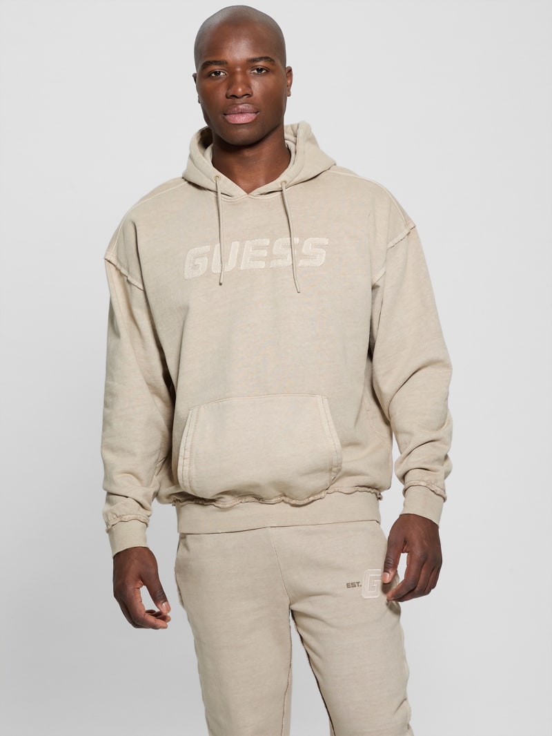 Erwin Logo-Tape Hoodie | GUESS Factory
