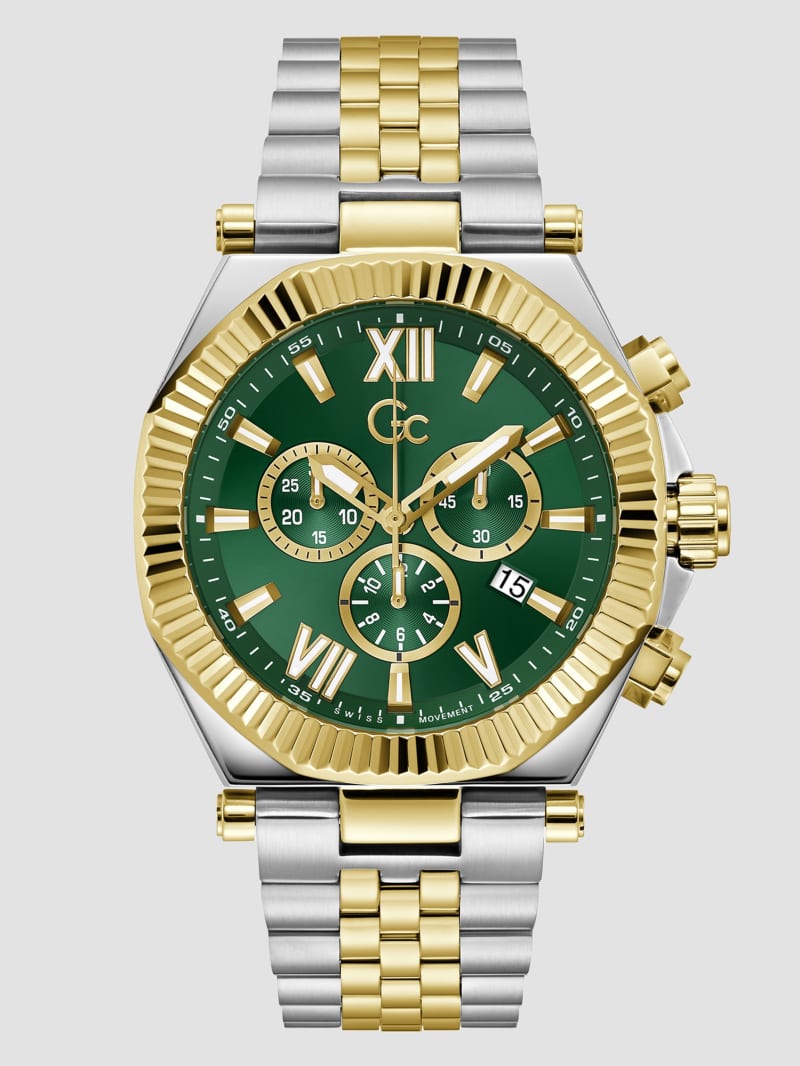 グランラグゼO GUESS® Gc Two-Tone Chronograph Watch