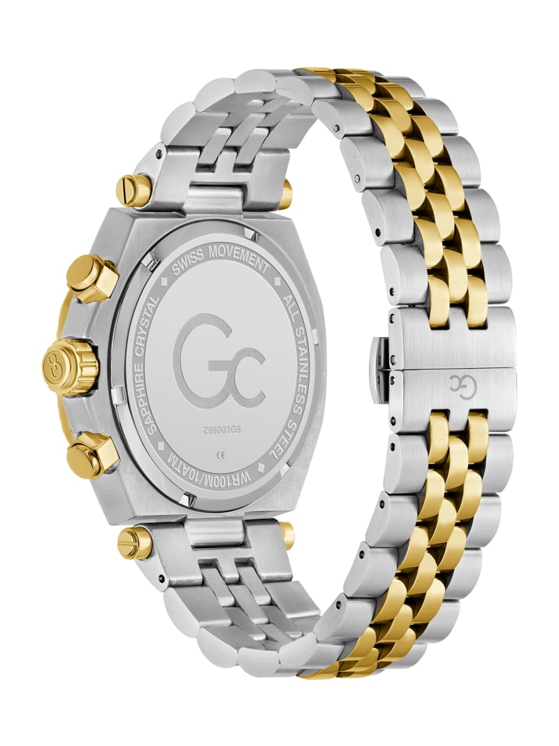 Gc Two-Tone Chronograph Watch