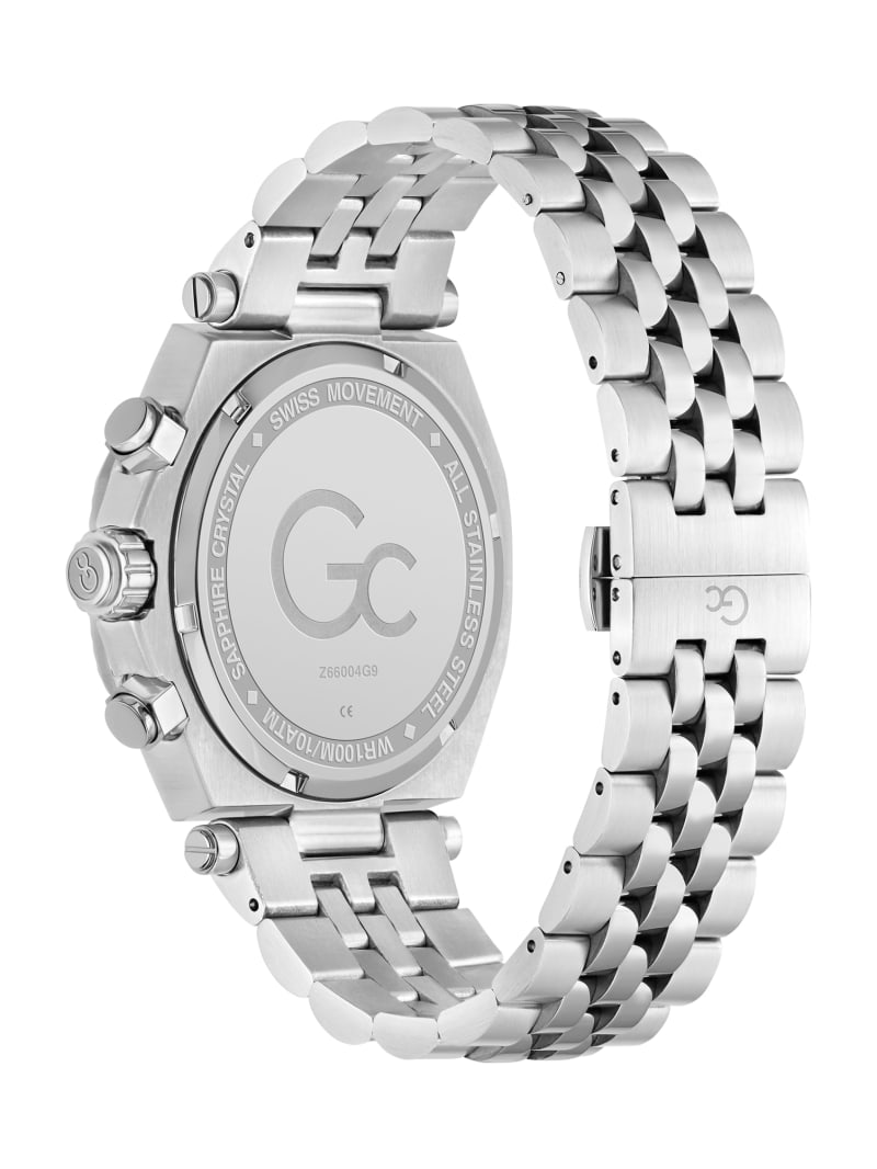 GUESS® Gc Silver-Tone Multifunction Watch