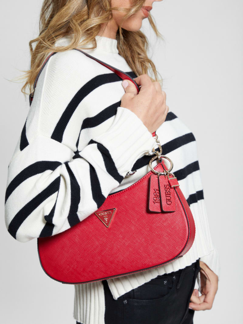 Guess red shoulder bag on sale