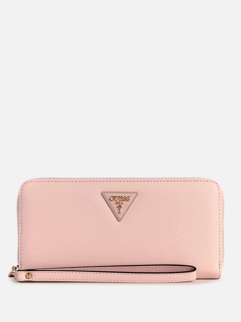 【ピンク(POE)】GUESS 財布(W)GIULLY Slg Large Zip Around Wallet ゲス GUESS GIULLY Large Zip Around Wallet （BLA） 財布 レディース