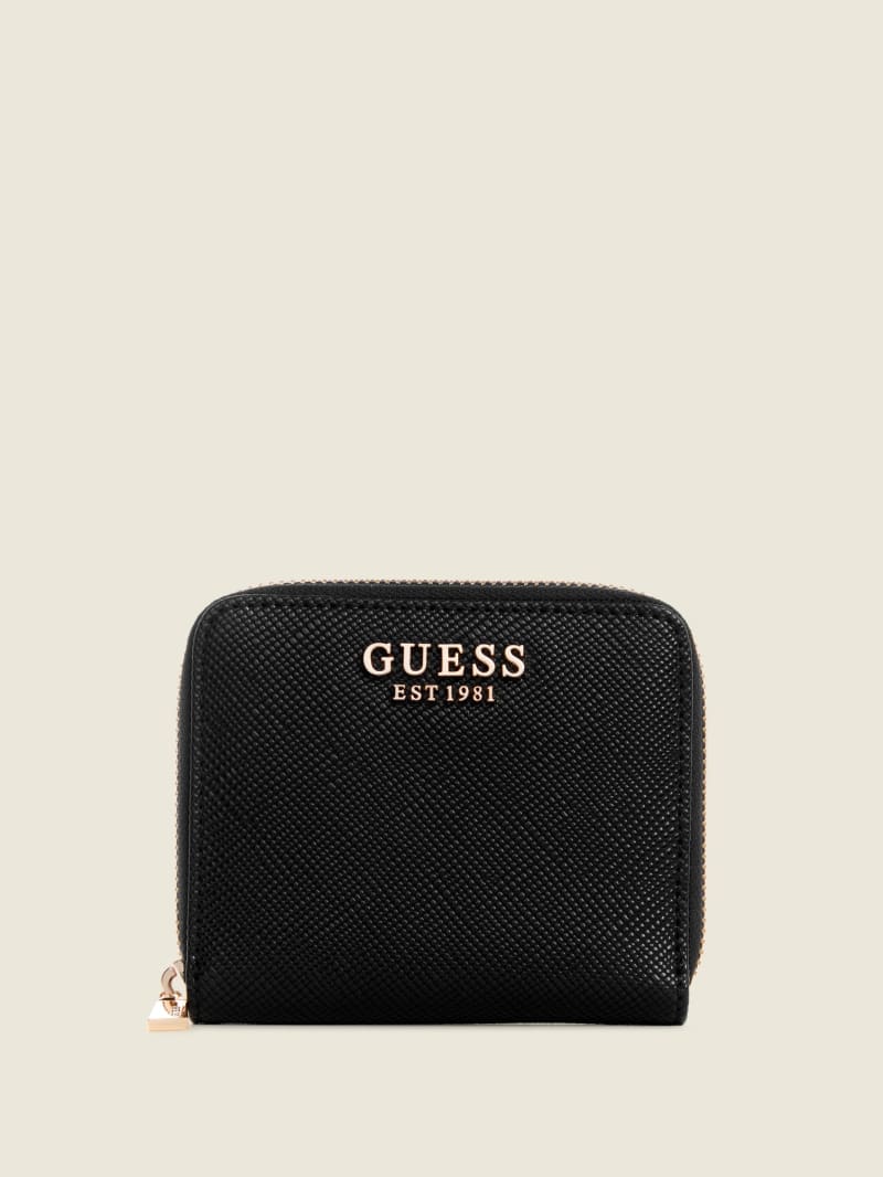 Black leather guess wallet