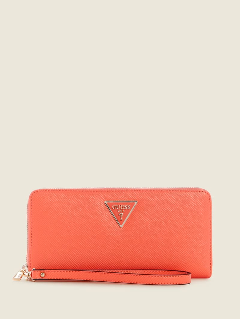 guess laurel large zip around
