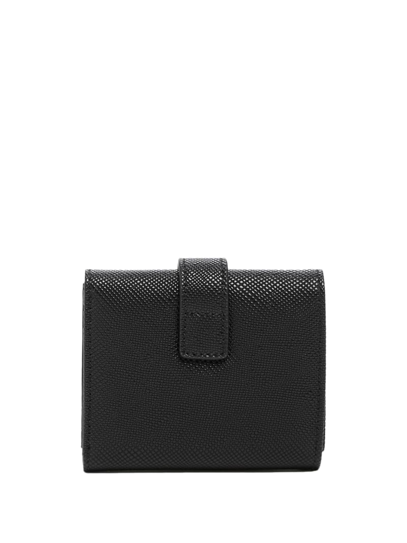 Portafoglio Trifold GUESS Rosalba Petite In Rosa – Pelle Sintetica, Compatto Con Scomparti E Zip Per Monete, Regalo Con Scatola Originale
