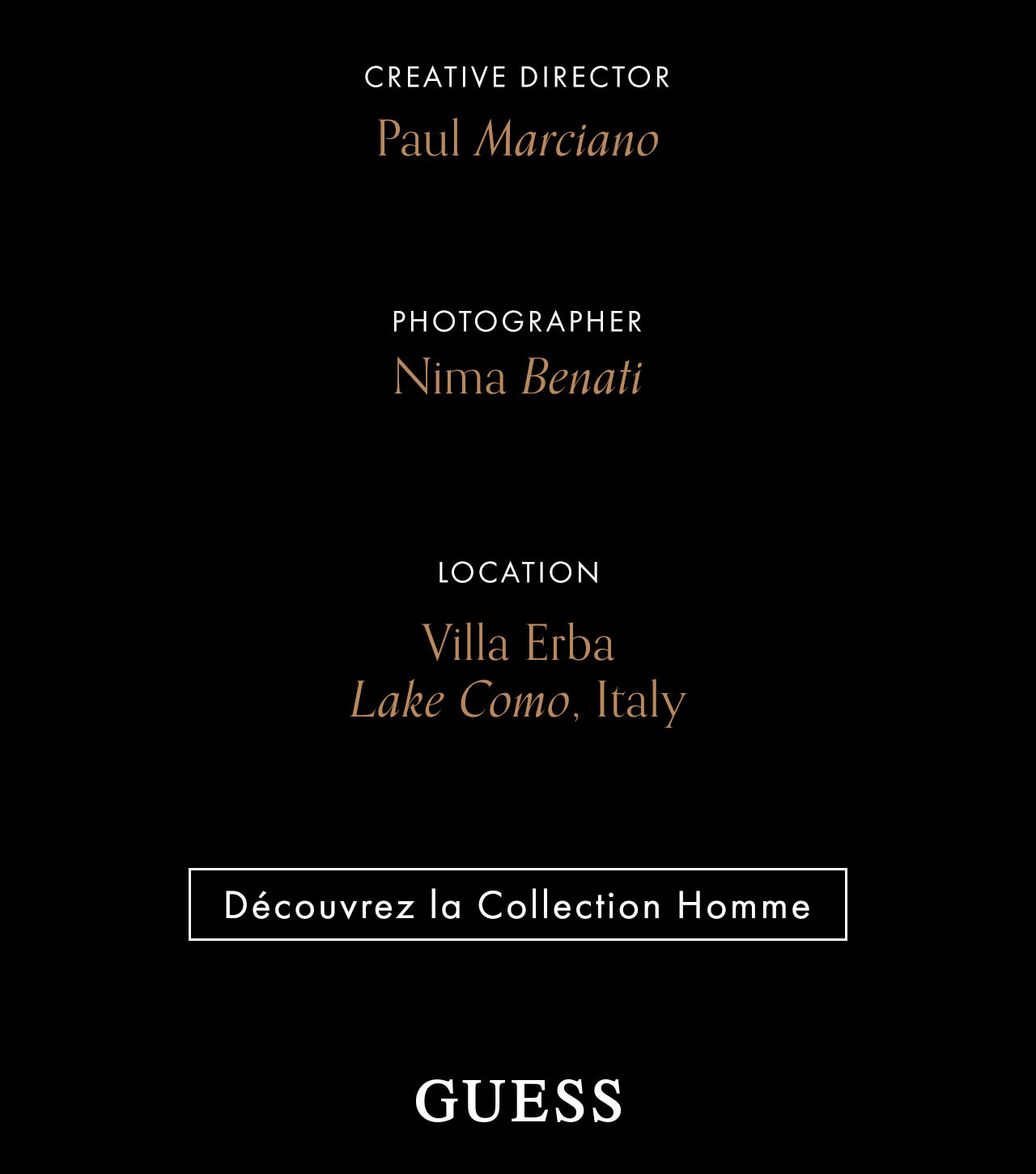 Location Villa Erba Lake Como, Italy