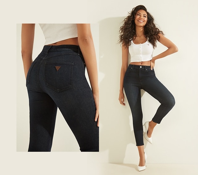 guess jeans curve x skinny mid
